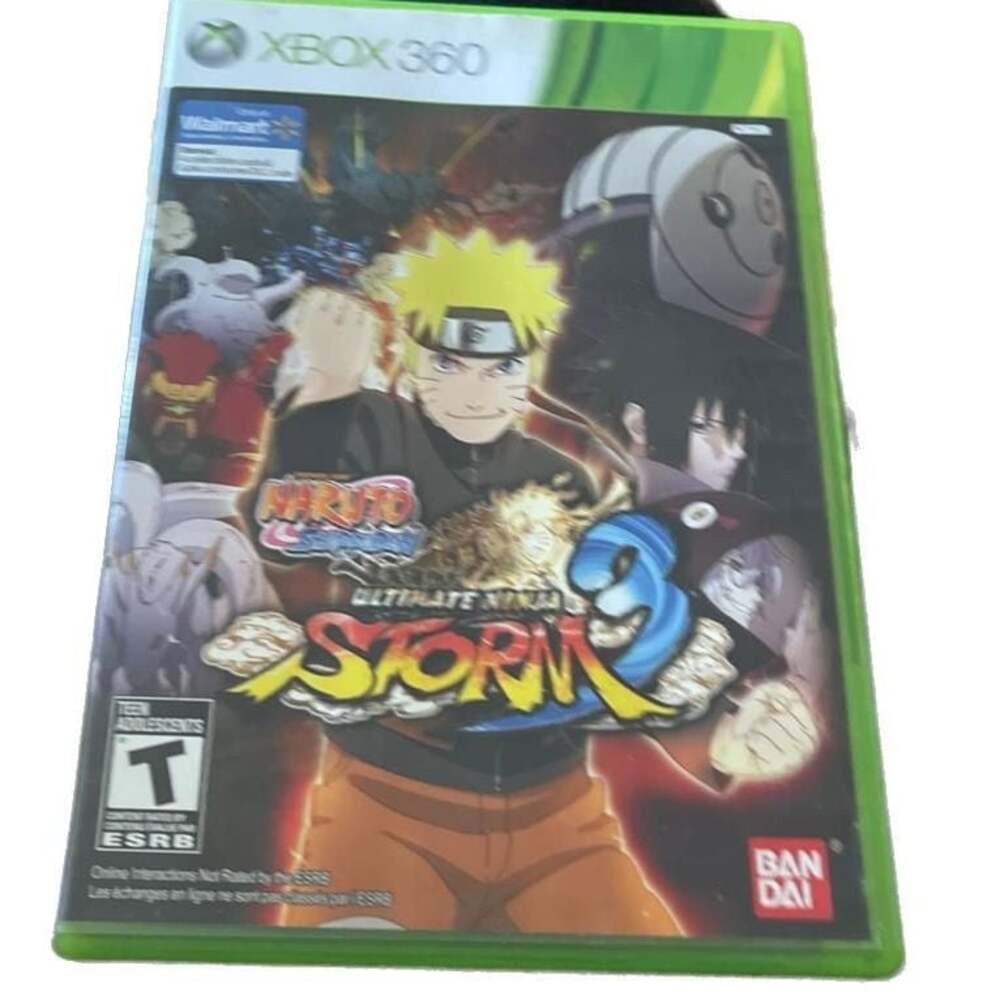Naruto Shippuden: Ultimate Ninja Storm 3 - Xbox 360  Original Instruction‎ book